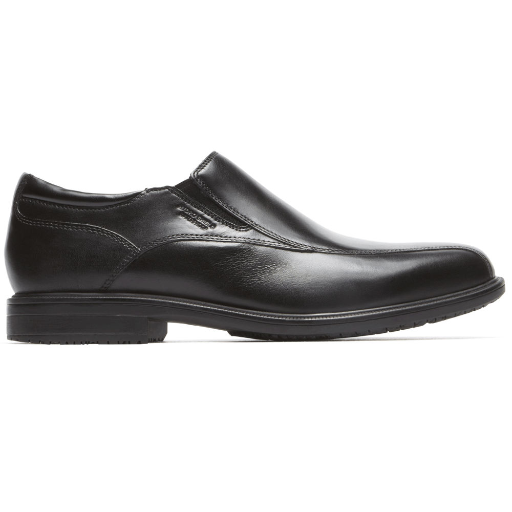 Rockport Mens Essential Details II Bike Toe - Slip-On Black - GCI241876